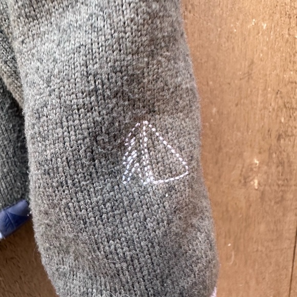 LL Bean Snap Pullover Sweater Fleece Kangaroo Pocket Women’s Medium - Picture 2 of 4